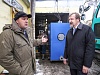 Сергей Путмин посетил котельную в Першино и посмотрел выполнение работ по замене оборудования